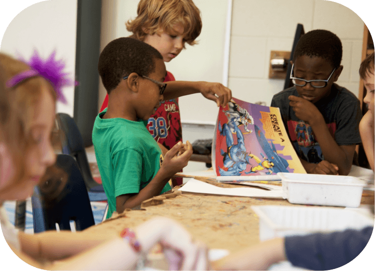 children reading